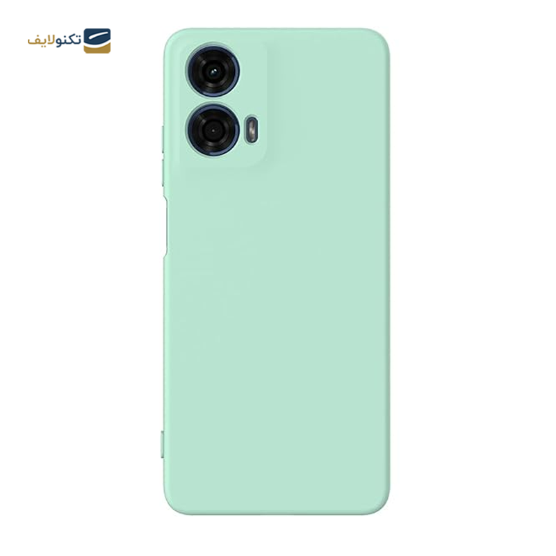 کاور گوشی موتورولا Moto G24 مدل سیلیکونی محافظ لنزدار - Silicone lens protector Cover For Motorola Moto G24