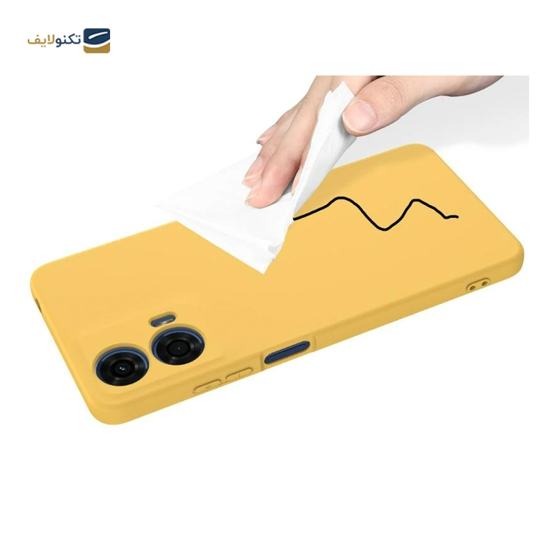 کاور گوشی موتورولا Moto G24 مدل سیلیکونی محافظ لنزدار - Silicone lens protector Cover For Motorola Moto G24