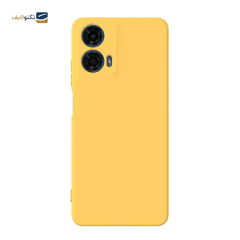 کاور گوشی موتورولا Moto G24 مدل سیلیکونی محافظ لنزدار - Silicone lens protector Cover For Motorola Moto G24