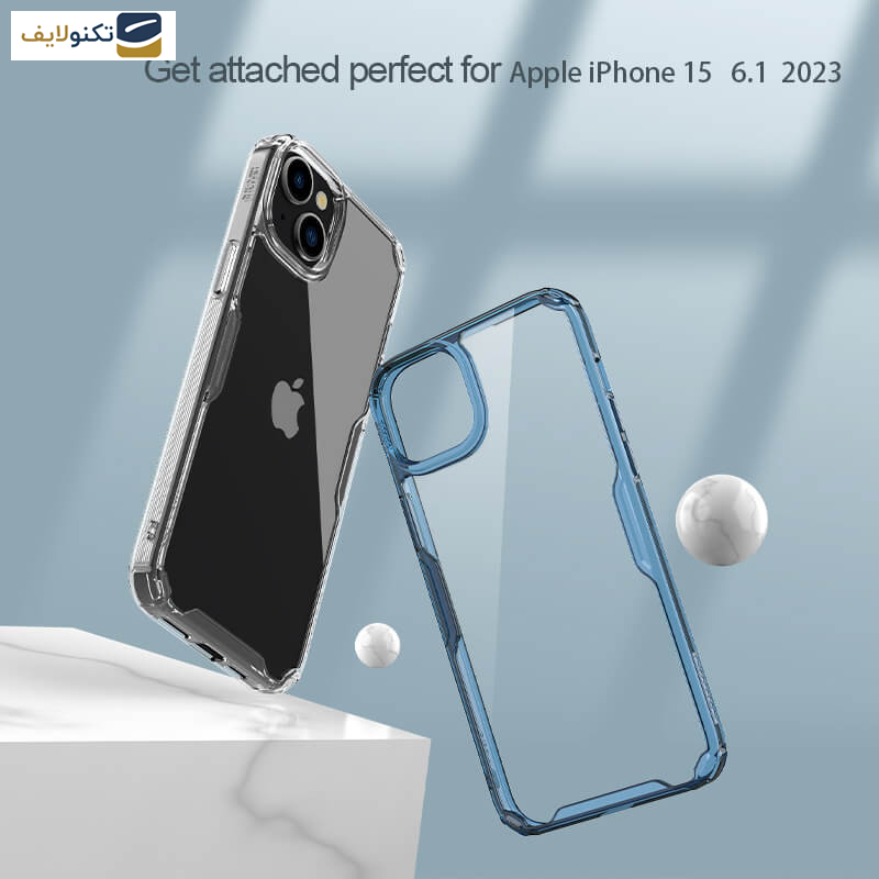 کاور گوشی اپل iPhone 15 نیلکین مدل Nature TPU Pro - Nillkin Nature TPU Pro Series case for Apple iPhone 15