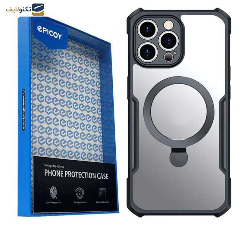 کاور گوشی اپل iPhone 15 Pro Max اپیکوی مدل Xundd Magnetic Holder  - Epicoy Xundd Magnetic Holder Series Cover For Apple iPhone 15 Pro Max