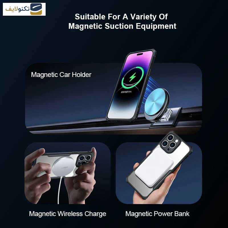 کاور گوشی اپل iPhone 15 Pro Max اپیکوی مدل Xundd Magnetic Holder  - Epicoy Xundd Magnetic Holder Series Cover For Apple iPhone 15 Pro Max