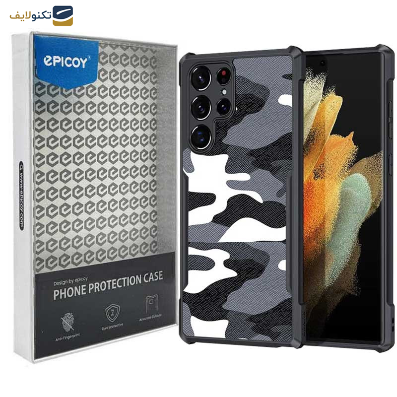 کاور گوشی سامسونگ Galaxy S22 Ultra اپیکوی مدل Xundd Camouflage - Epicoy Xundd Camouflage Cover For Samsung Galaxy S22 Ultra