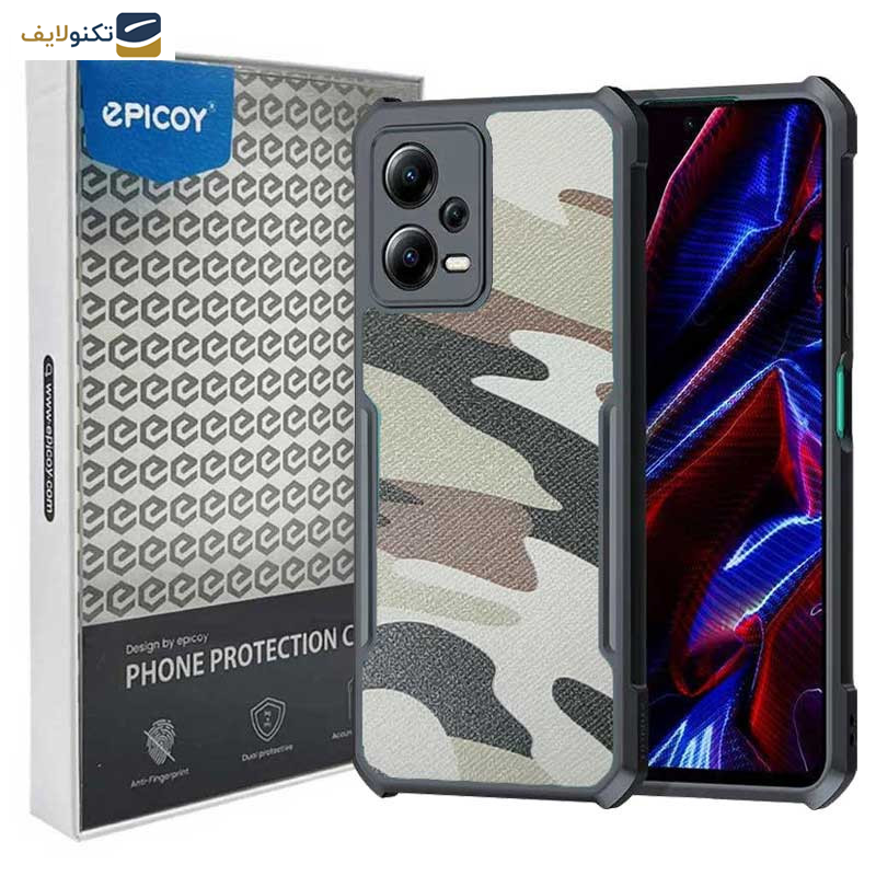کاور گوشی شیائومی Redmi Note 12 5G -  پوکو X5 اپیکوی مدل Xundd Camouflage - Epicoy Xundd Camouflage Cover For Xiaomi  Redmi Note 12 5G - Poco X5