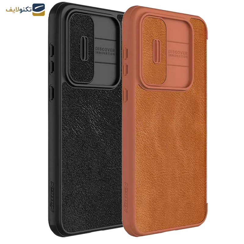 کیف کلاسوری گوشی سامسونگ Galaxy A35 نیلکین مدل Qin Pro Leather - Nillkin Qin Pro Series Leather case for Samsung Galaxy A35