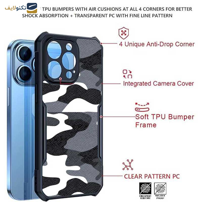 کاور گوشی اپل iPhone 12 Pro Max اپیکوی مدل Xundd Camouflage - Epicoy Xundd Camouflage Cover For Apple iPhone 12 Pro Max