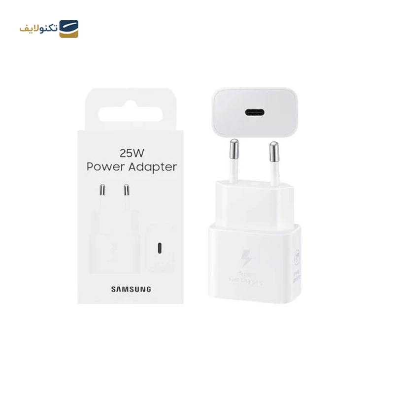 شارژر دیواری سامسونگ 25 وات مدل EP-T2510 - Samsung EP-T2510NBEGWW 25watts wall charger