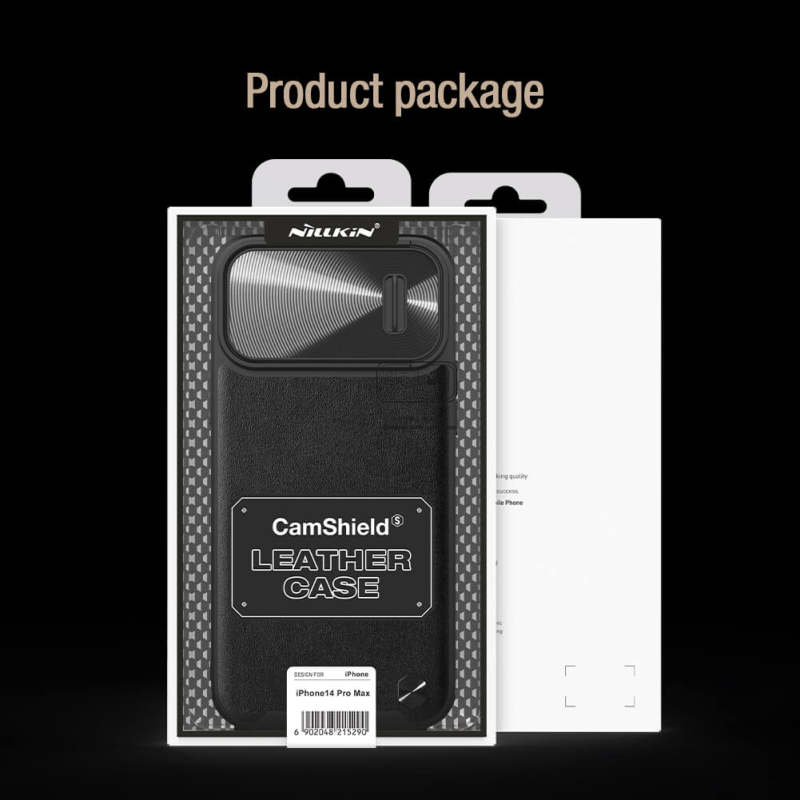 کاور گوشی اپل iPhone 14 Pro Max نیلکین مدل CAMSHIELD LEATHER S - Nillkin CAMSHIELD LEATHER S Case Cover for iPhone 14 Pro Max
