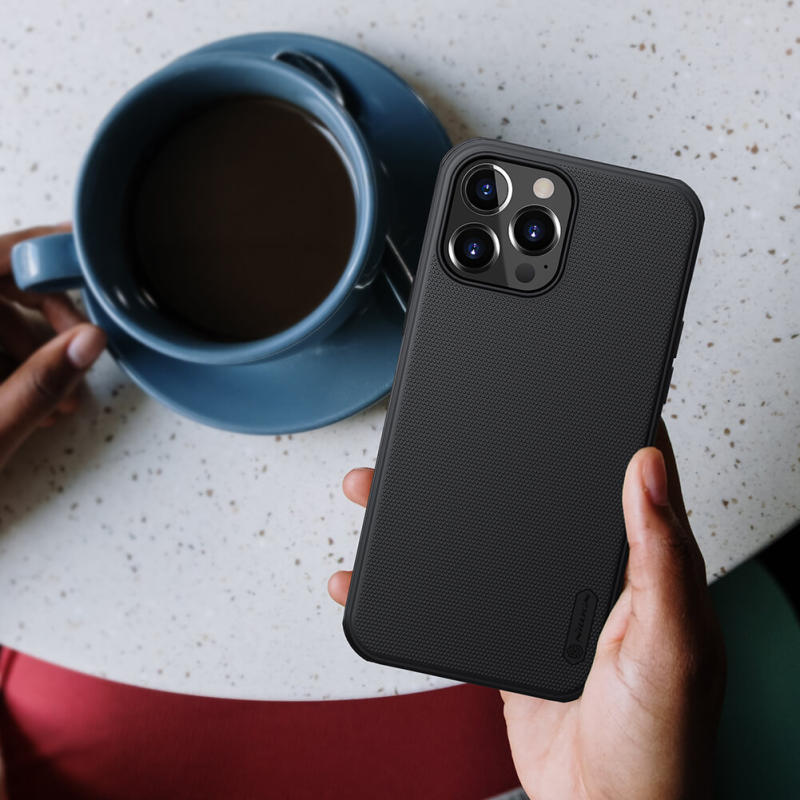 کاور گوشی اپل IPhone 13 Pro Max نیلکین مدل Super Frosted Shield Pro - Nillkin Super Frosted Shield Pro Case Cover for iPhone 13 pro max