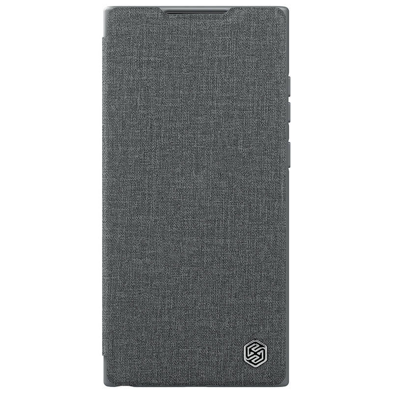 کیف کلاسوری گوشی سامسونگ Galaxy S22 Ultra نیلکین مدل Qin Pro Plain Cloth - Nillkin Qin Pro Plain Cloth Bag for Galaxy S22 Ultra
