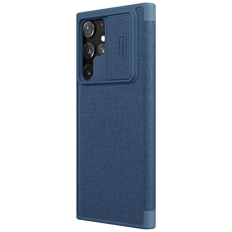 کیف کلاسوری گوشی سامسونگ Galaxy S22 Ultra نیلکین مدل Qin Pro Plain Cloth - Nillkin Qin Pro Plain Cloth Bag for Galaxy S22 Ultra