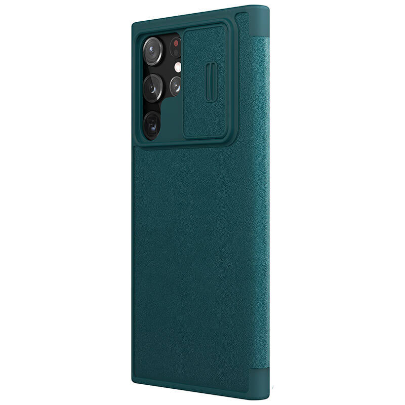کیف کلاسوری گوشی سامسونگ Galaxy S22 Ultra نیلکین مدل Qin Pro Plain Cloth - Nillkin Qin Pro Plain Cloth Bag for Galaxy S22 Ultra
