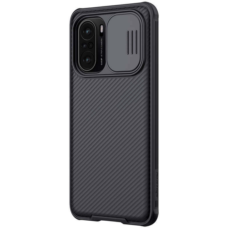 کاور گوشی شیائومی Redmi K40 / K40 Pro / K40 Pro Plus / Mi 11i / Poco F3 / Mi 11X / Mi 11 X Pro نیلکین مدل CamShield Pro - Nillkin CamShield Pro Case Cover for Redmi K40 / K40 Pro / K40 Pro Plus / 11i / Poco F3 / 11X / 11 X Pro