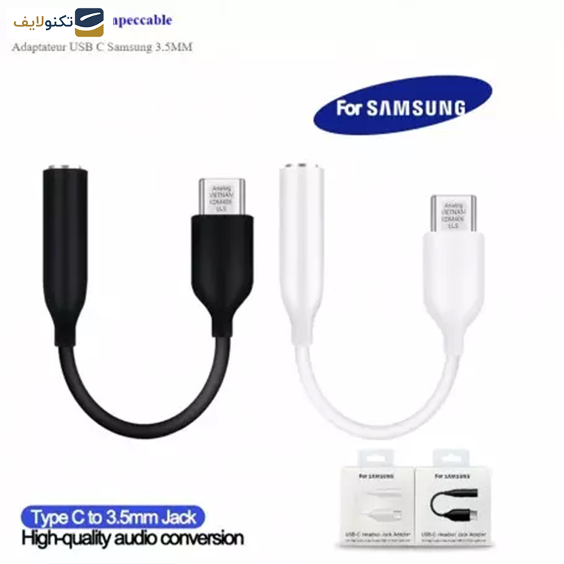 مبدل USB-C به AUX سامسونگ مدل EE-UC10J - 