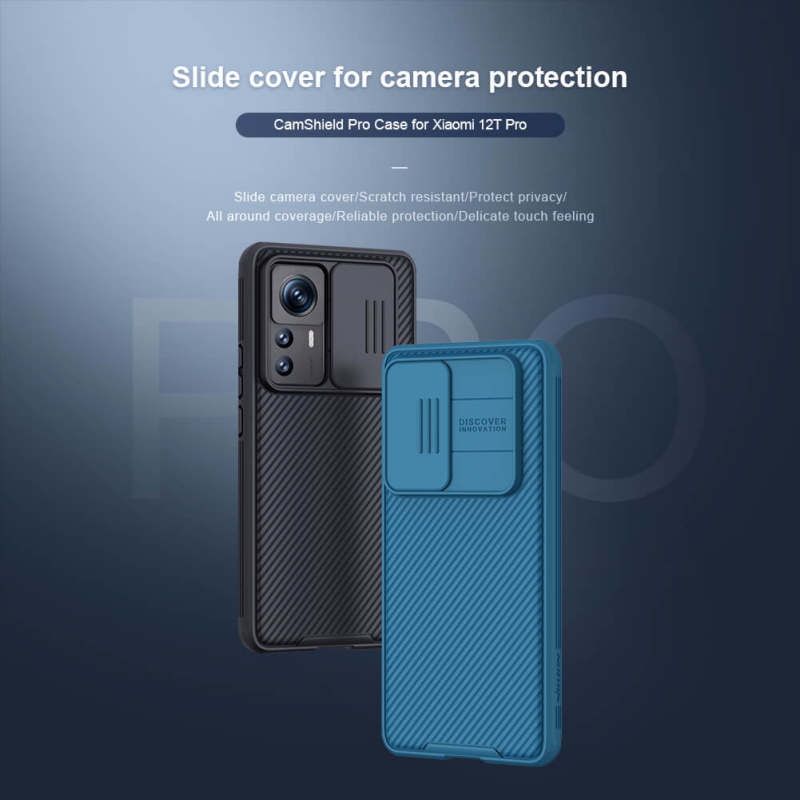 کاور گوشی شیائومی 12T Pro نیلکین مدل CamShield Pro - Nillkin CamShield Pro Case Cover for Xiaomi 12T Pro