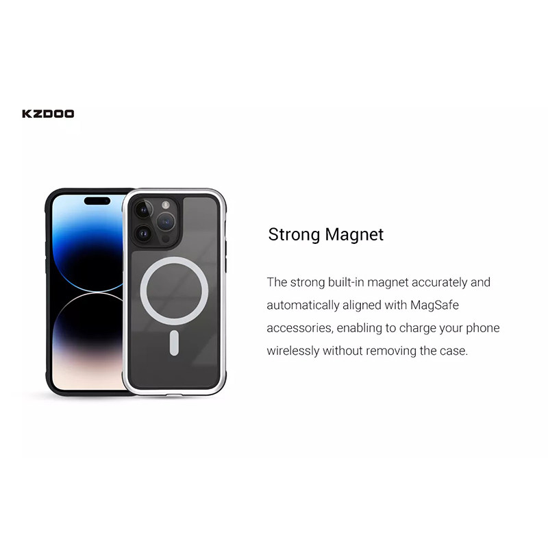 کاور گوشی اپل iPhone 14 / 13 کی-زد دوو مدل Mag Ares - KZDOO Mag Ares Case Cover for iPhone 14 / 13
