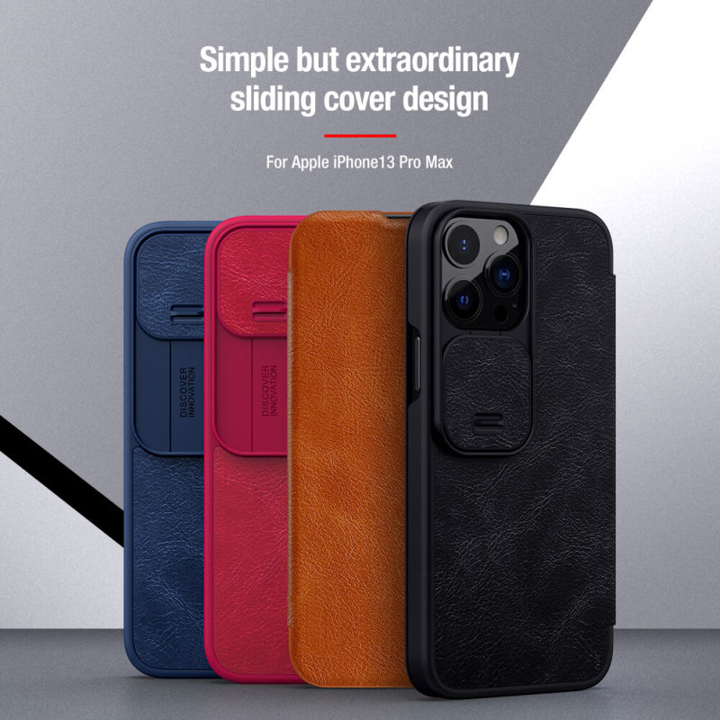 کیف کلاسوری گوشی اپل iPhone 13 Pro Max نیلکین مدل Qin Pro Leather - Nillkin Qin Pro Leather Bag for iPhone 13 Pro Max