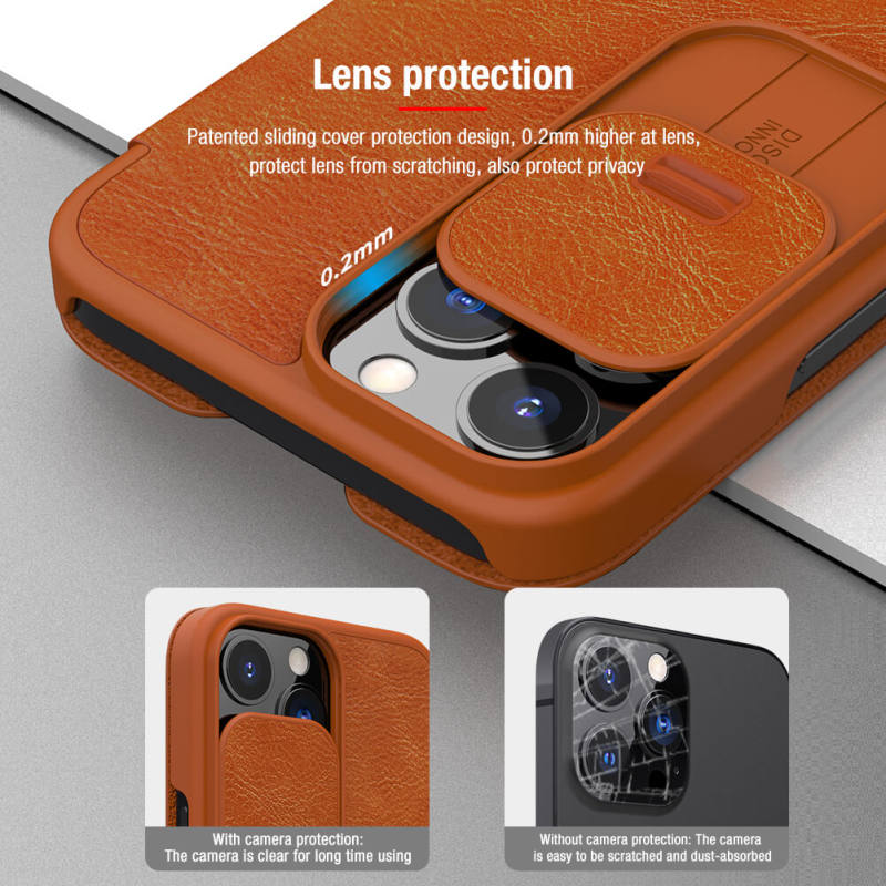 کیف کلاسوری گوشی اپل iPhone 13 Pro Max نیلکین مدل Qin Pro Leather - Nillkin Qin Pro Leather Bag for iPhone 13 Pro Max