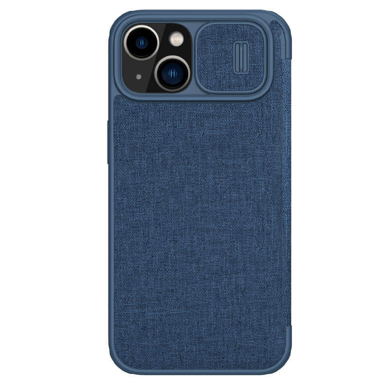 کیف کلاسوری گوشی اپل iPhone 14 Plusنیلکین مدل Qin Pro Plain Cloth - Nillkin Qin Pro Plain Cloth cover for iPhone 14 Plus