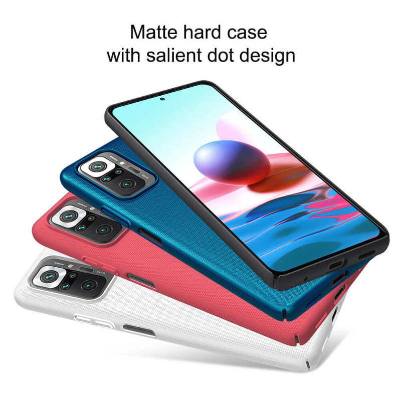 کاور گوشی شیائومی Redmi Note 10 Pro 4G / Redmi Note 10 Pro Max نیلکین مدل Super Frosted Shield - Nillkin Super Frosted Shield Case Cover for Redmi Note 10 Pro 4G / Redmi Note 10 Pro Max