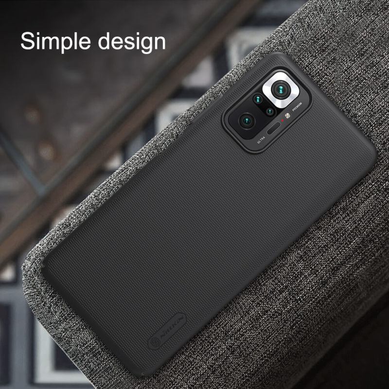 کاور گوشی شیائومی Redmi Note 10 Pro 4G / Redmi Note 10 Pro Max نیلکین مدل Super Frosted Shield - Nillkin Super Frosted Shield Case Cover for Redmi Note 10 Pro 4G / Redmi Note 10 Pro Max