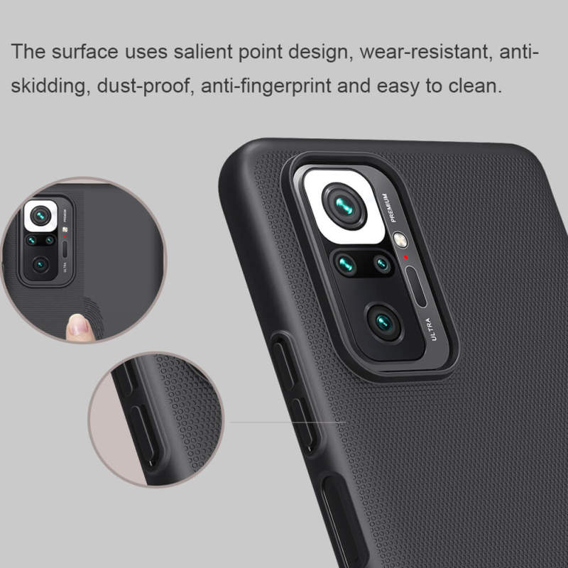 کاور گوشی شیائومی Redmi Note 10 Pro 4G / Redmi Note 10 Pro Max نیلکین مدل Super Frosted Shield - Nillkin Super Frosted Shield Case Cover for Redmi Note 10 Pro 4G / Redmi Note 10 Pro Max