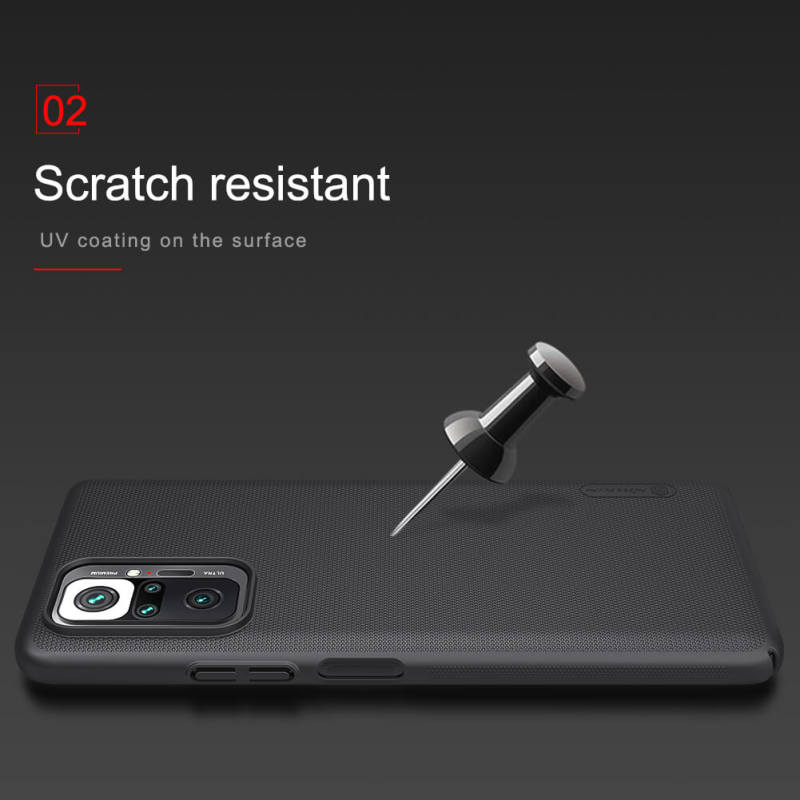 کاور گوشی شیائومی Redmi Note 10 Pro 4G / Redmi Note 10 Pro Max نیلکین مدل Super Frosted Shield - Nillkin Super Frosted Shield Case Cover for Redmi Note 10 Pro 4G / Redmi Note 10 Pro Max