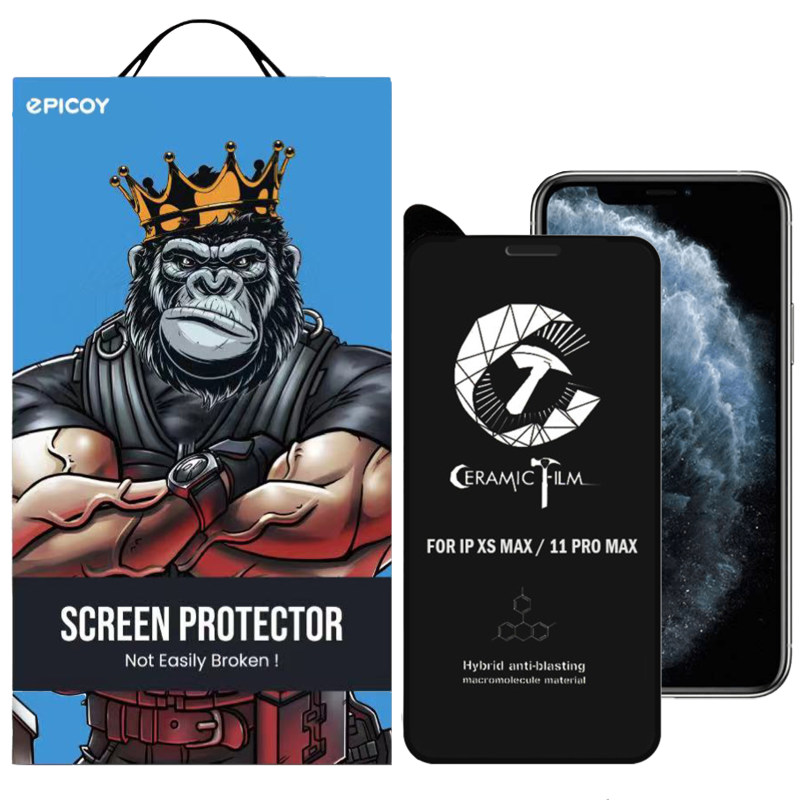 گلس گوشی اپل iPhone 11 Pro max / XS Max اپیکوی سرامیکی مدل CRM - Epicoy CRM iPhone 11 Pro max / XS Max Ceramic Screen Protector