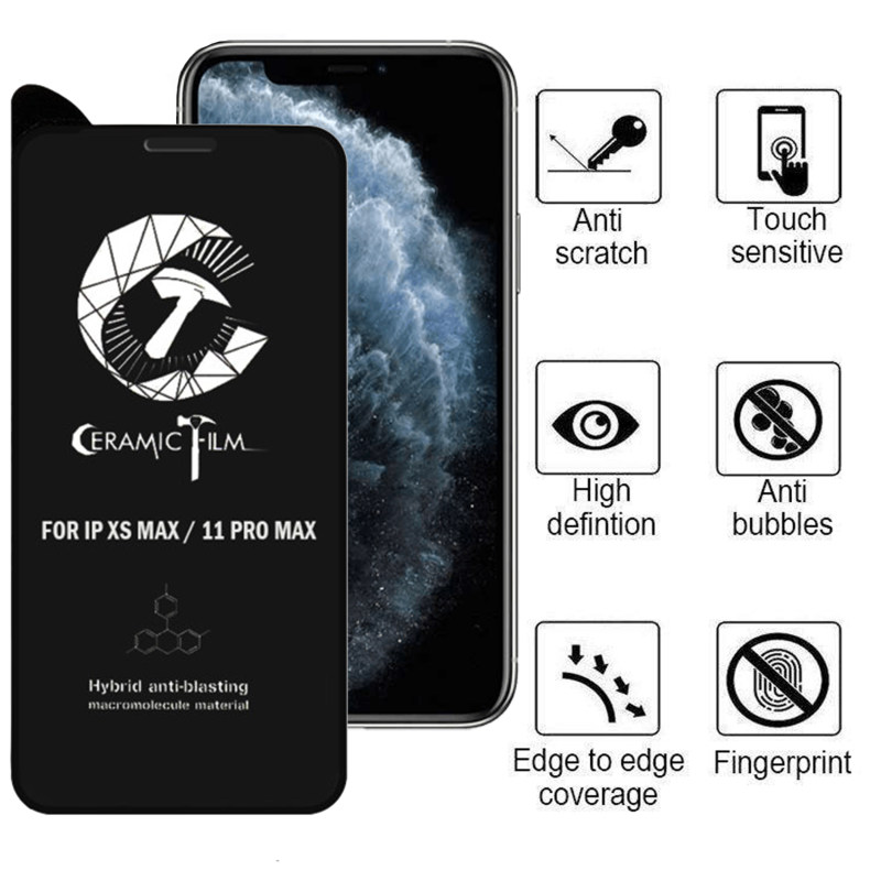 گلس گوشی اپل iPhone 11 Pro max / XS Max اپیکوی سرامیکی مدل CRM - Epicoy CRM iPhone 11 Pro max / XS Max Ceramic Screen Protector