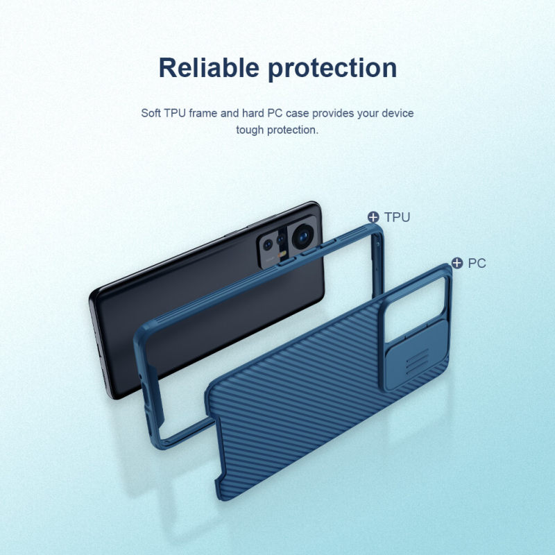 کاور گوشی  شیائومی 12X / 12 / 12S نیلکین مدل CamShield Pro   - Nillkin CamShield Pro cover for Xiaomi 12X / 12 / 12S