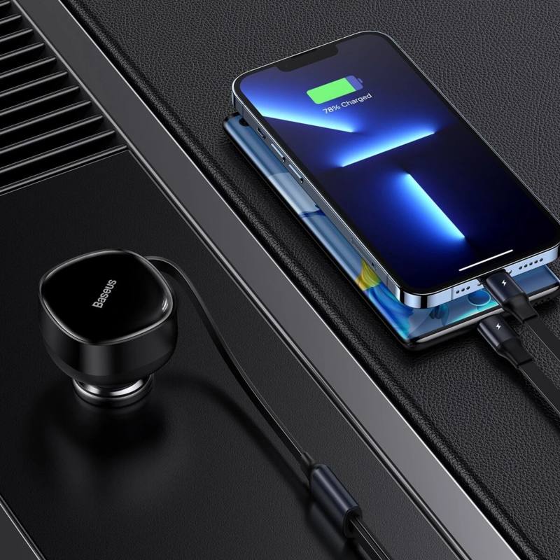 شارژر فندکی باسئوس مدل Enjoyment CGTX 30W - Baseus Enjoyment CGTX 30W Car Charger