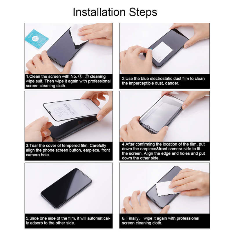 گلس گوشی اپل iPhone 13 Pro Max نیلکین 9H مدل CP Plus Pro - Nillkin CP Plus Pro tempered glass screen protector for Apple  / iPhone 13 Pro Max