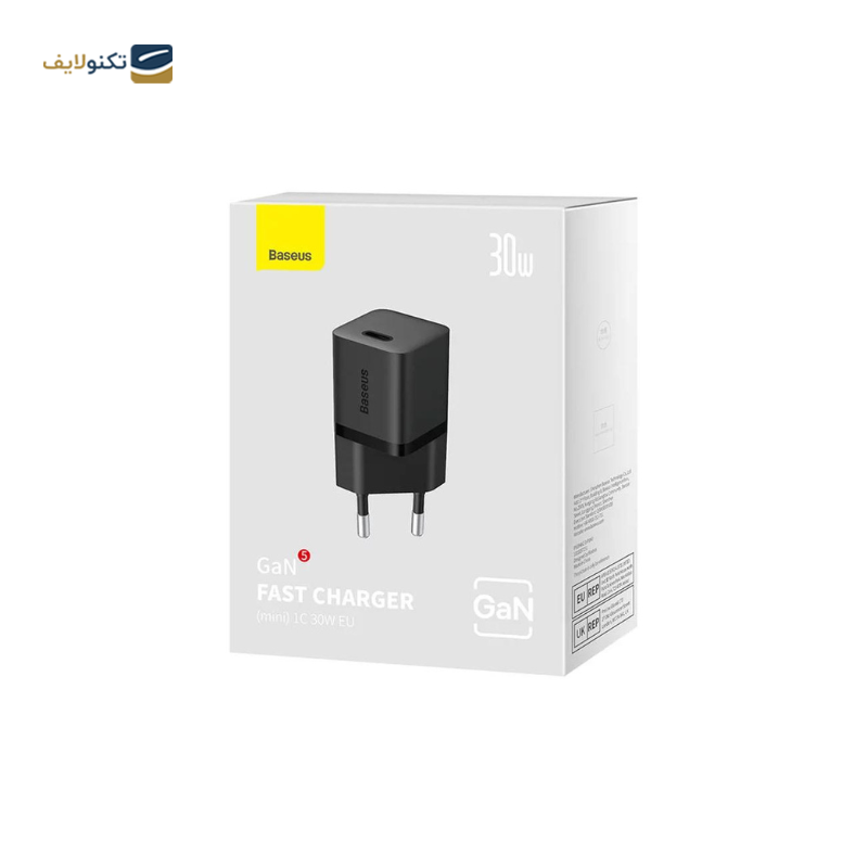 شارژر دیواری باسئوس مدل GaN5 CCGN070401 توان 30 وات - Baseus GaN5 CCGN070401 Fast Charger- 30W