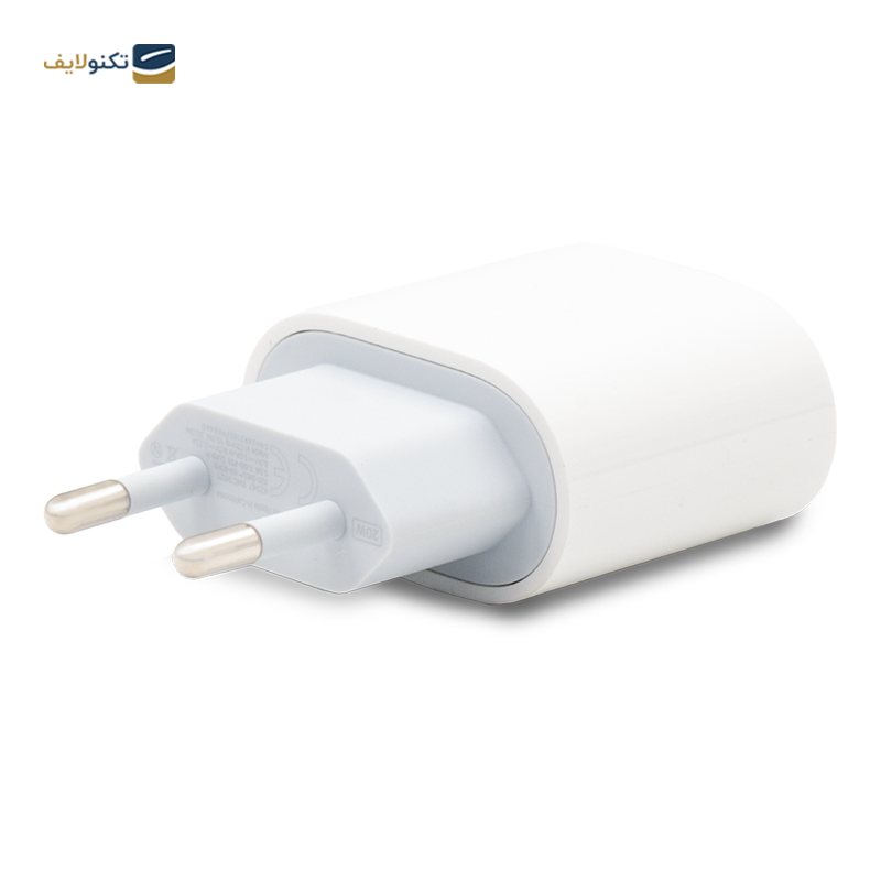 شارژر دیواری 20 وات دو پین مدل اپل - های کپی - Apple 20 Watt Wall Charger