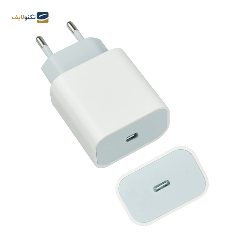 شارژر دیواری 20 وات دو پین مدل اپل - های کپی - Apple 20 Watt Wall Charger