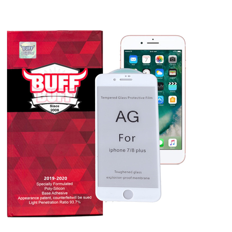 گلس گوشی اپل iPhone 8 Plus مات بوف مدل Fm33 - Buff Fm33 iPhone 8 Plus Matte Screen Protector