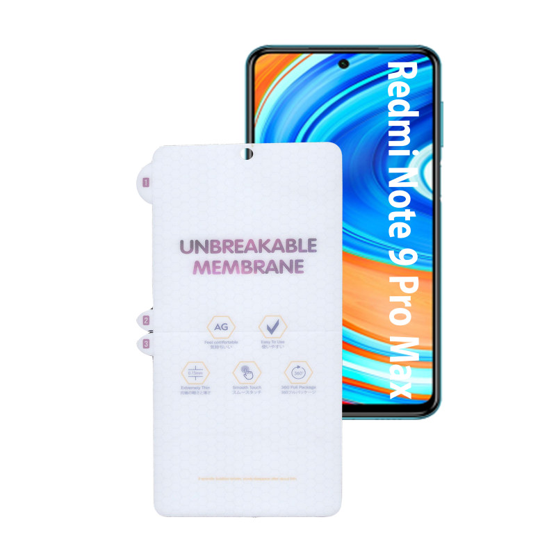 گلس گوشی شیائومی Redmi Note 9 Pro Max بوف مات مدل HgM15 - Buff HgM15 Redmi Note 9 Pro Max Matte Screen Protector