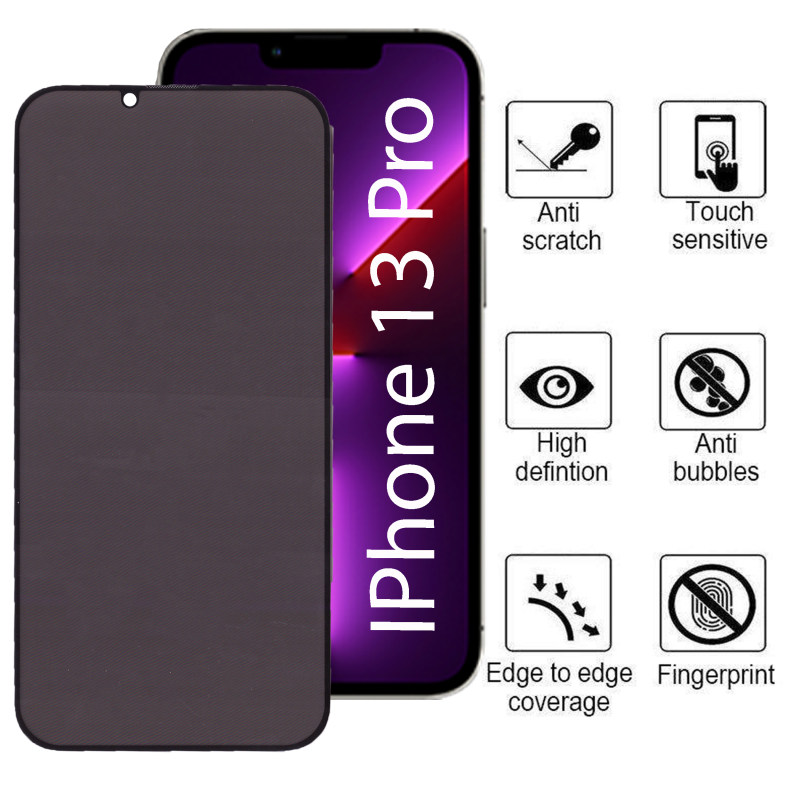 گلس گوشی اپل آیفون 13 پرو بوف حریم شخصی مدل Privacy-Pro - buff Privacy-Pro iPhone 13 Pro Privacy Screen Protector