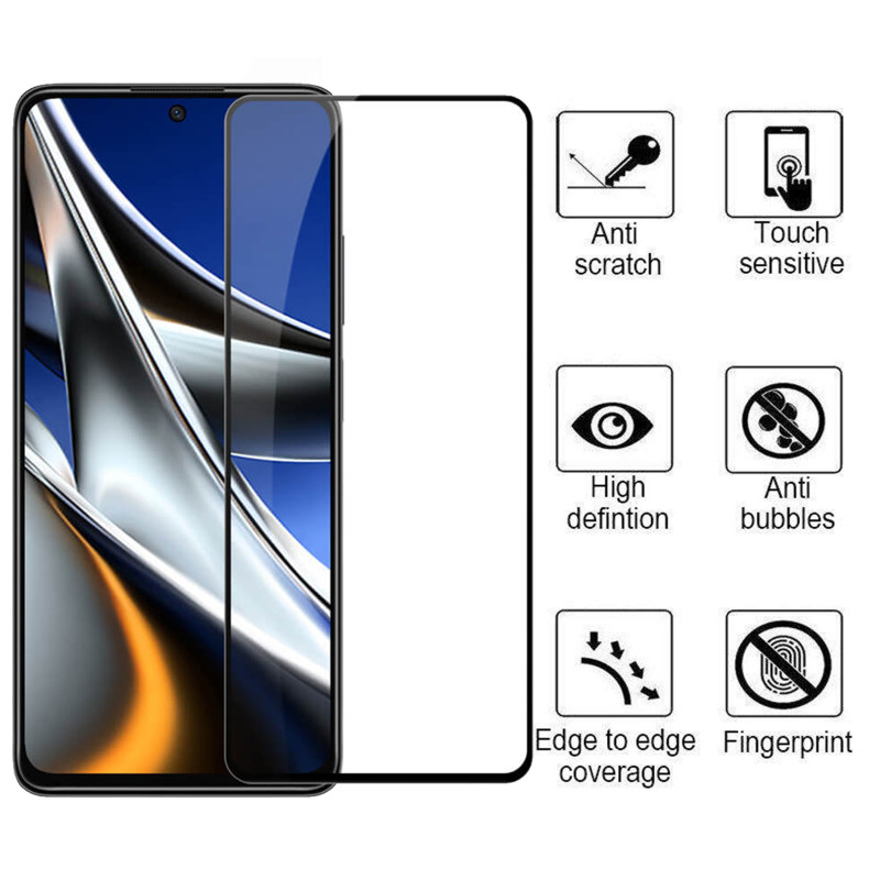 گلس گوشی شیائومی Poco X4 Pro 5G بوف 5D مدل F33 - Buff F33 Poco X4 Pro 5G Screen Protector