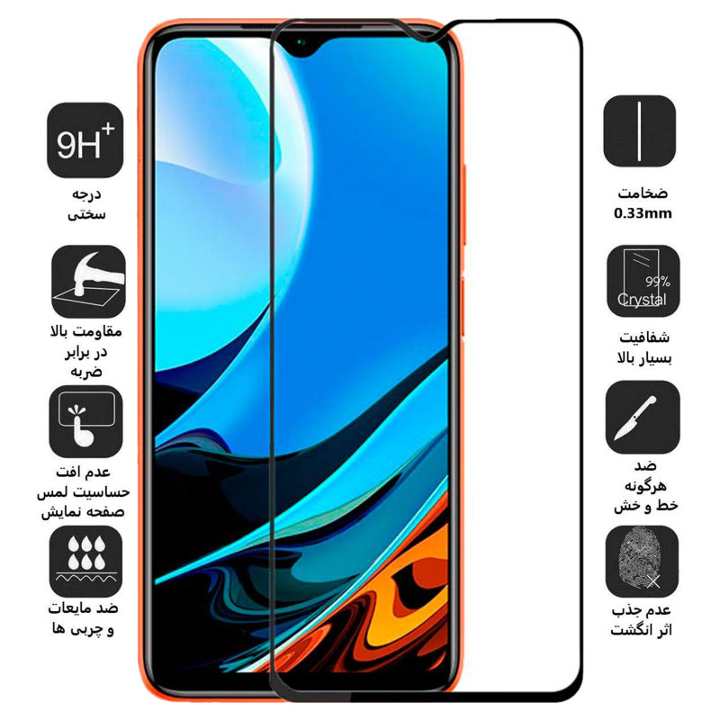 محافظ صفحه نمایش گوشی شیائومی Redmi 9T/9 Power / Note 9/ Poco M3 بوف سرامیکی مدل CF9 - Buff CF9 Redmi 9T/9 Power/Poco M3/Redmi Note 9 4G ceramic Screen Protector