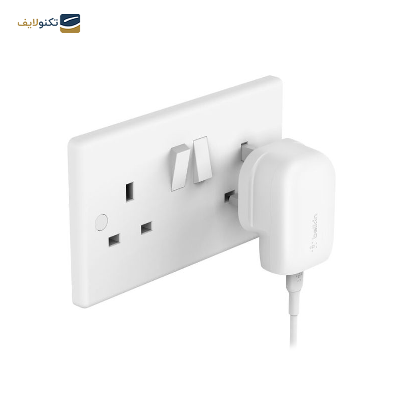 شارژر دیواری بلکین مدل BoostCharge USB-C PPS توان 30 وات - Belkin BoostCharge 30W USB-C Wall Charger