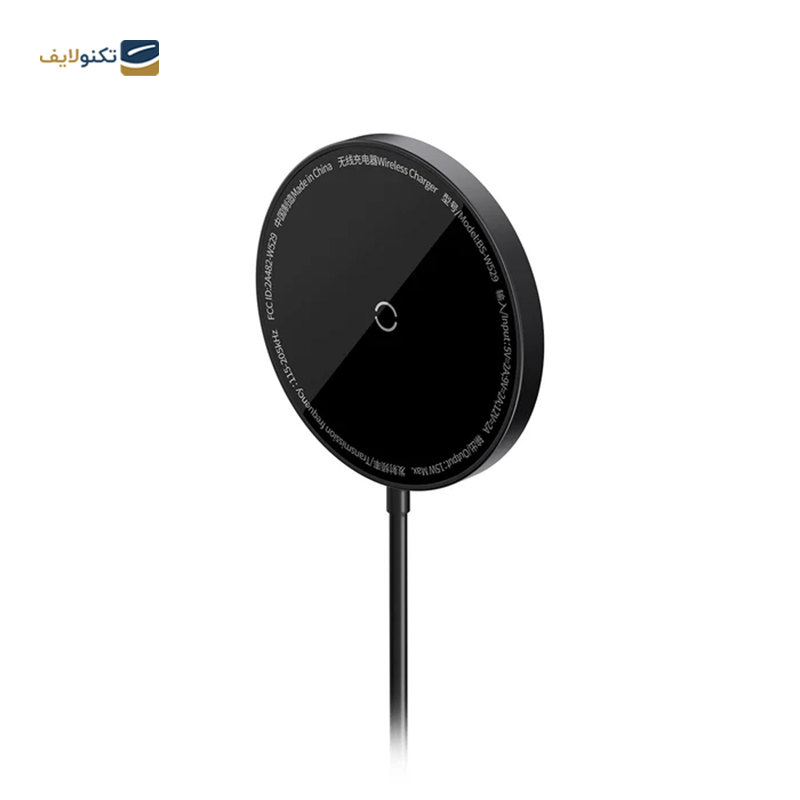 شارژر بی سیم باسئوس مدل Simple Mini3 - Baseus Simple Mini3 Magnetic Wireless Charger 15W