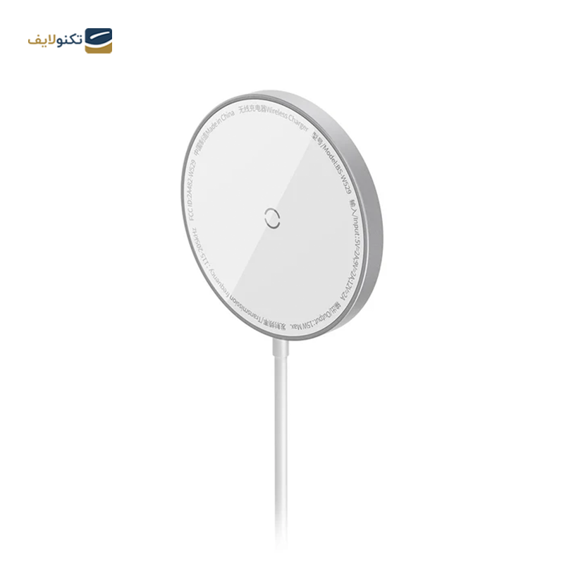 شارژر بی سیم باسئوس مدل Simple Mini3 - Baseus Simple Mini3 Magnetic Wireless Charger 15W