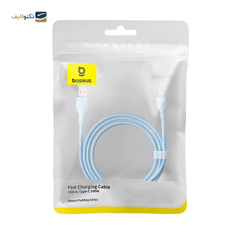 کابل تایپ سی باسئوس مدل PUDDING طول 1.2 متر - Baseus PUDDING Type-C Cable 1.2 M