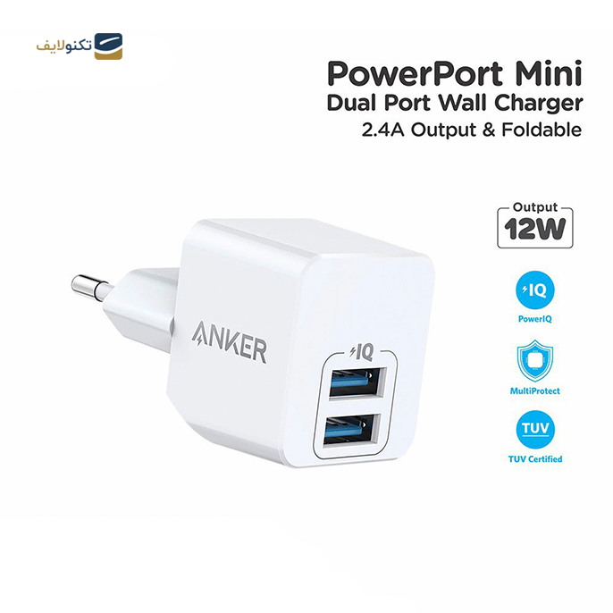  شارژر دیواری انکر مدل A2620 - anker A2620