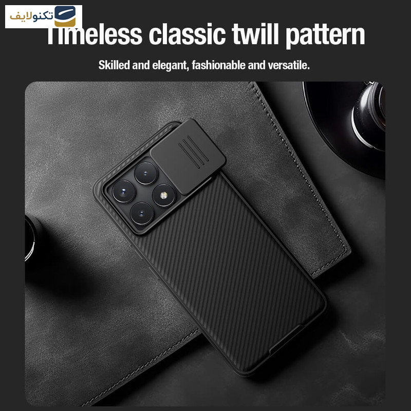 کاور نیلکین مدل CamShield Pro مناسب برای گوشی موبایل شیائومی Poco F6 Pro- Redmi K70 Pro- Redmi K70 - Nillkin CamShield Pro cover case for Xiaomi Poco F6 Pro- Redmi K70 Pro- Redmi K70