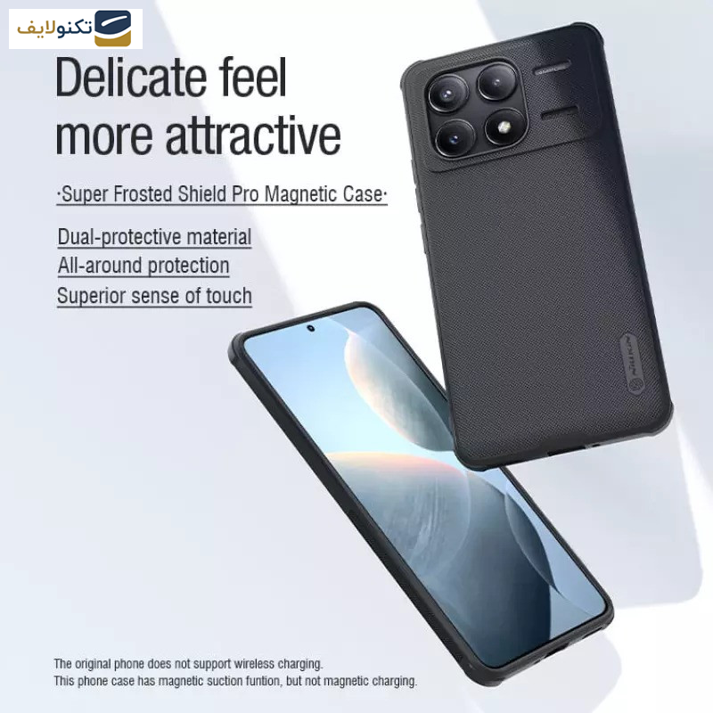 کاور نیلکین مدل Super Frosted Shield Pro Magnetic مناسب برای گوشی موبایل شیائومی Poco F6 Pro-Redmi K70 Pro-Redmi K70 - Nillkin Super Frosted Shield Pro Magnetic Matte cover case for Xiaomi Xiaomi Poco F6 Pro-Redmi K70-Redmi K70 Pro,