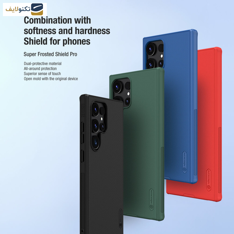 کاور نیلکین مدل Super Frosted Shield Pro مناسب برای گوشی موبایل سامسونگ Galaxy S24 Ultra - Nillkin Super Frosted Shield Pro Matte cover case for Samsung Galaxy S24 Ultra