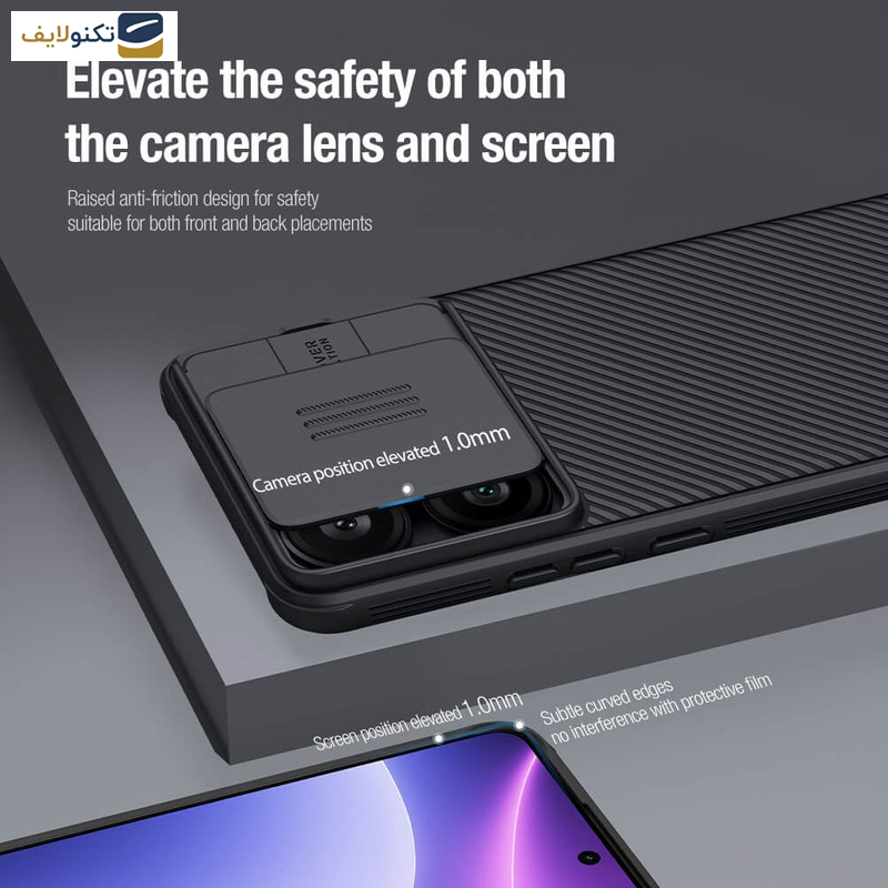 کاور نیلکین مدل CamShield Pro مناسب برای گوشی موبایل شیائومی Poco F6- Redmi Turbo 3 - Nillkin CamShield Pro cover case for Xiaomi Poco F6- Redmi Turbo 3
