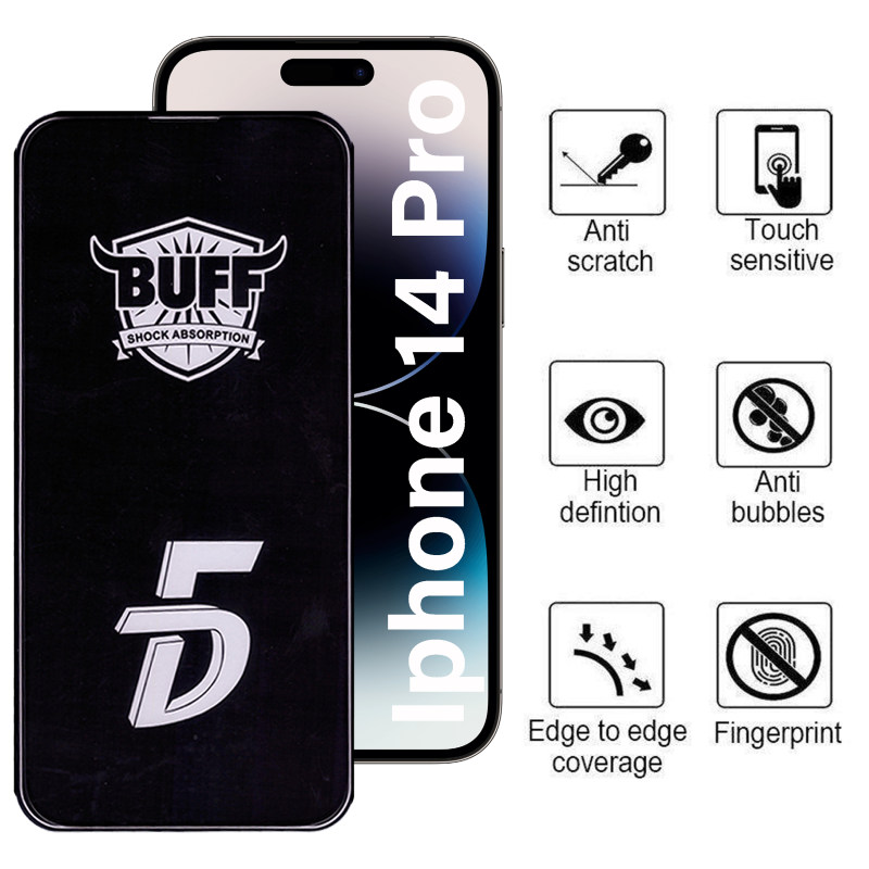 گلس گوشی اپل iPhone 14 Pro بوف مدل F33-G - buff F33-G iPhone 14 Pro Screen Protector